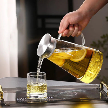 Heat Resistant Glass Water Jug
